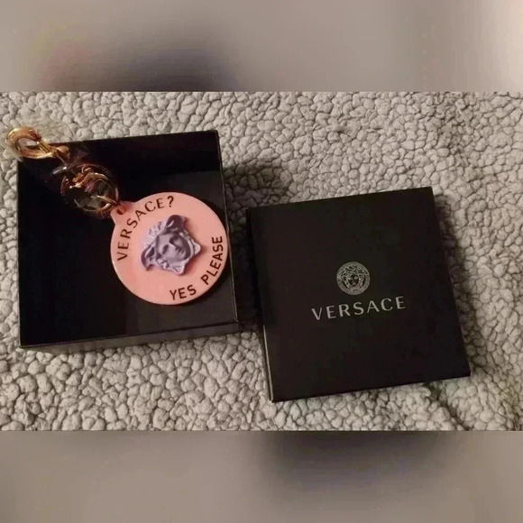 Versace Accessories - Versace Iconic Medusa keychain New in the box rare